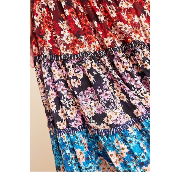 Anthropologie Bhanuni Jyoti Anarosa Tiered Skirt - Picture 9 of 11